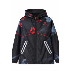 Reebok Kids Boys XL 14-16 Hooded Lined Jacket Zip Pockets Black